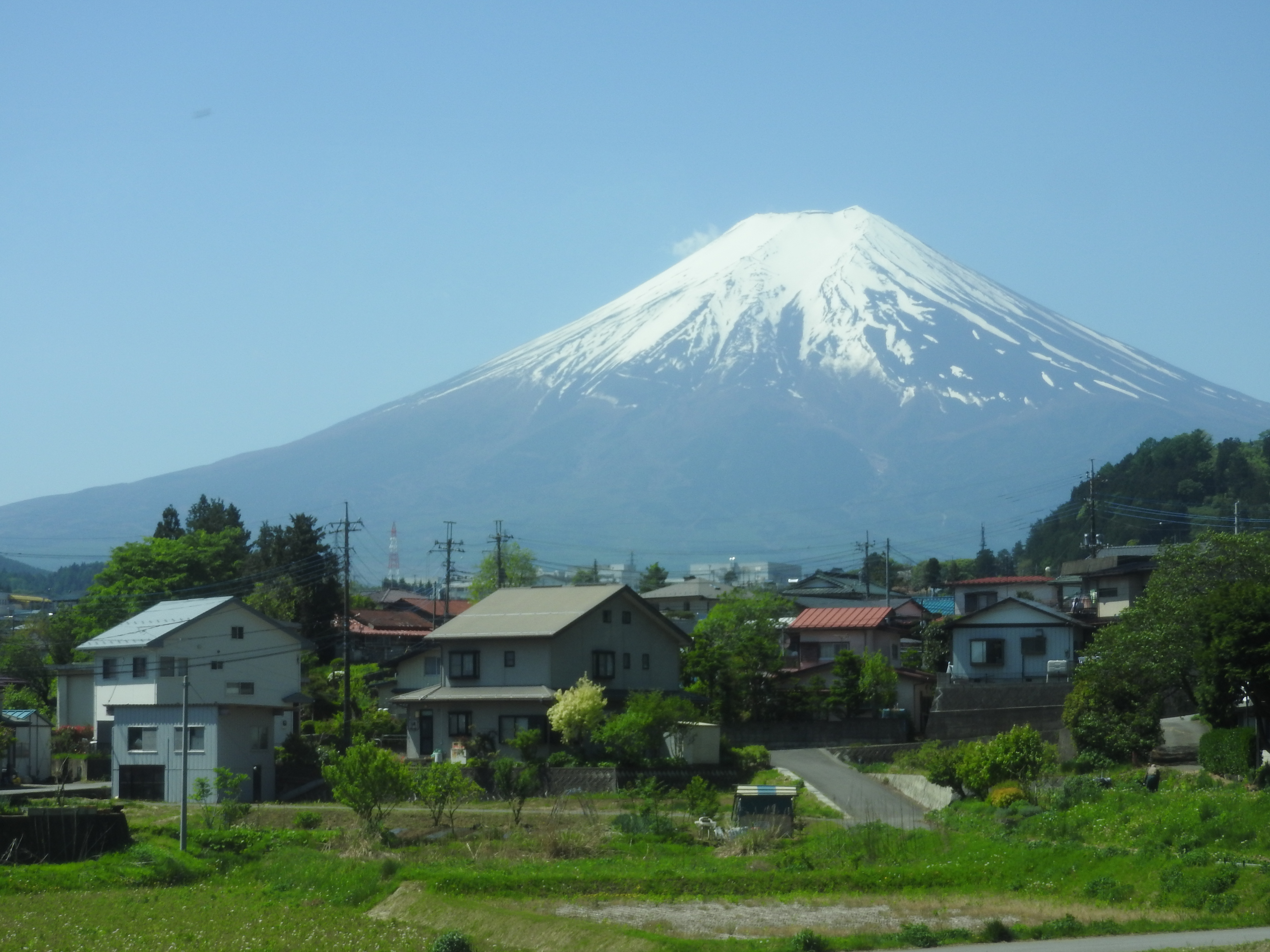 富士急行線富士山